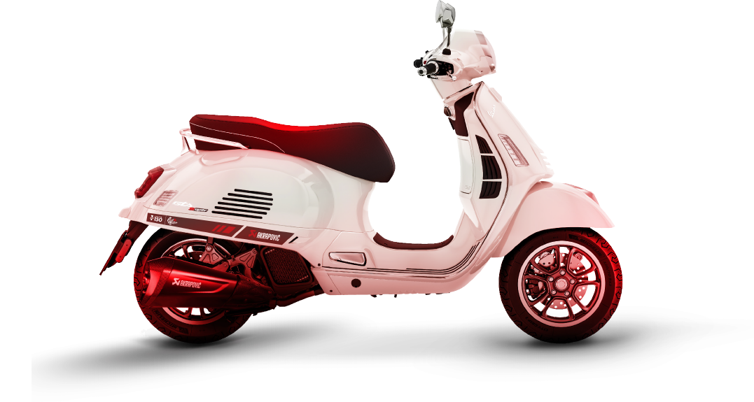 Vespa GTS Super Akrapovic